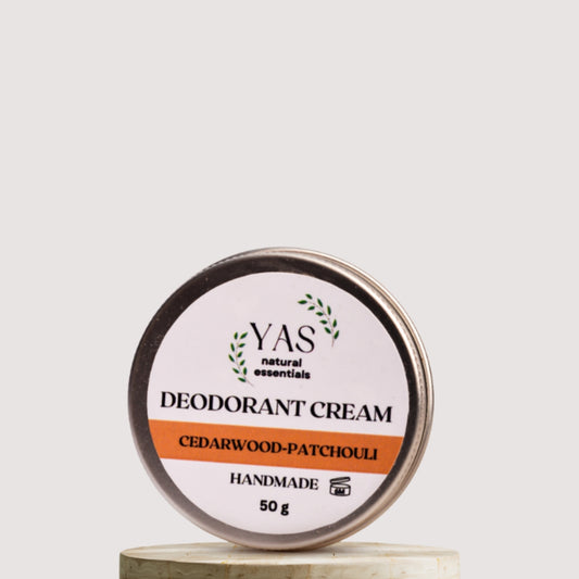 NATURAL DEODORANT CREAM (CEDARWOOD-PATCHOULI)